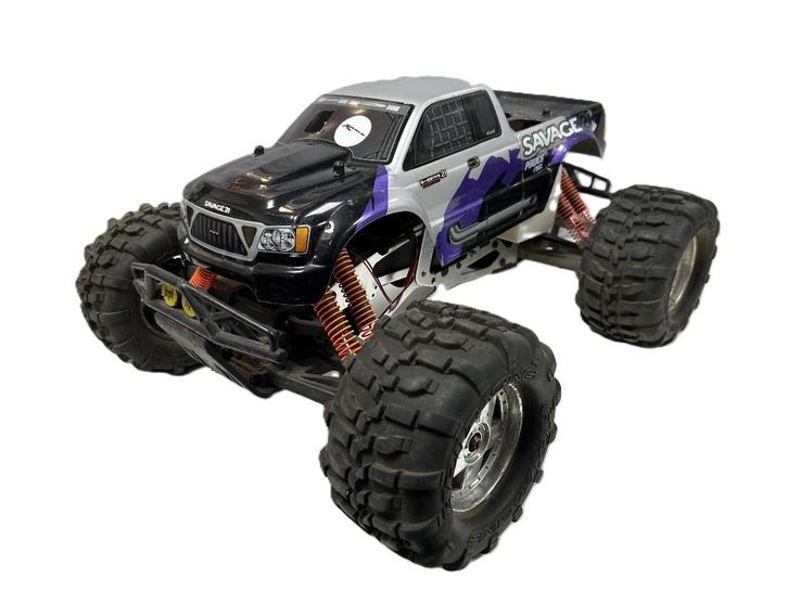 HPI Savage 21 1/8 monstertruck rc auto, Hobby en Vrije tijd, Modelbouw | Radiografisch | Auto's, Gebruikt, Auto offroad, Nitro