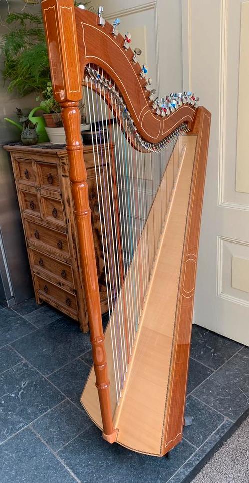 NIEUWE PARAGUAYAANSE HARP CAMAC HAAKJES 37 SNAREN, Muziek en Instrumenten, Snaarinstrumenten | Harpen, Nieuw, Ophalen