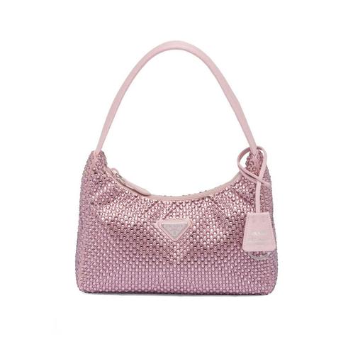 Prada crystal bag 2000, Sieraden, Tassen en Uiterlijk, Tassen | Damestassen, Nieuw, Handtas, Zwart, Ophalen of Verzenden