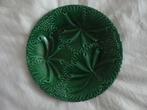 Antiek groen bordje, Ophalen of Verzenden