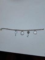 Bedelarmbandje, Gebruikt, Ophalen of Verzenden, Met bedels of kralen, Zilver