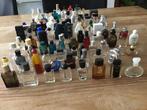 Verzameling van 96 verschillende parfum miniaturen, LEEG, Ophalen of Verzenden, Gebruikt