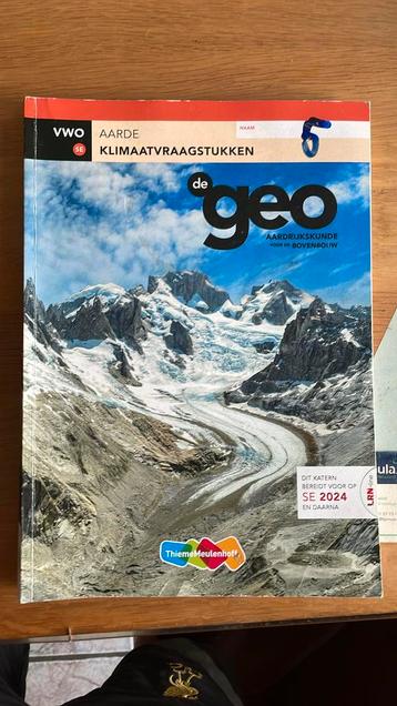 De Geo Aardrijkdskunde VWO - Aarde Klimaatvraagstukken beschikbaar voor biedingen