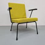 Gispen 1401, Rietveld design fauteuil, Vintage, Retro, Minder dan 75 cm, Metaal, Zo goed als nieuw, 50 tot 75 cm