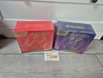 Scarlet & Violet Elite Trainers Box beschikbaar voor biedingen