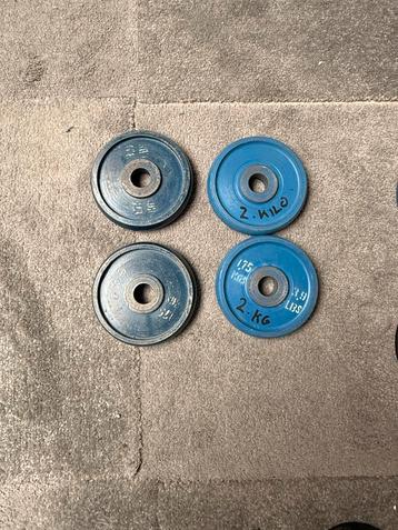 Halterschijven set - 0.5 tot 2.5 kg beschikbaar voor biedingen