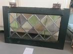 Glas in lood raampje, Doe-het-zelf en Verbouw, Glas en Ramen, Ophalen, Zo goed als nieuw, Glas in lood, Minder dan 80 cm