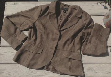 HelloGoodbye H & M colbertje Beige bruin mt 44, zie afm. beschikbaar voor biedingen