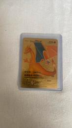 Echt goud  charizard, Ophalen of Verzenden, Zo goed als nieuw, Losse kaart