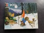Puzzel van MB, kabouter, 200 stukjes; compleet!, Ophalen of Verzenden, Minder dan 500 stukjes, Gebruikt, Legpuzzel