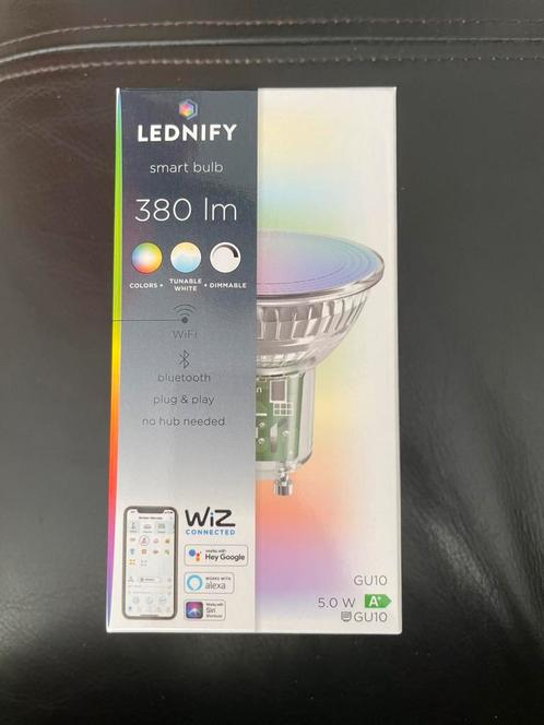 Lednify (WiZ) GU10 Color 380lm, Huis en Inrichting, Lampen | Spots, Zo goed als nieuw, Ophalen of Verzenden