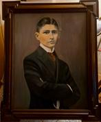 Franz Kafka schilderij in klassieke lijst, Antiek en Kunst, Ophalen of Verzenden