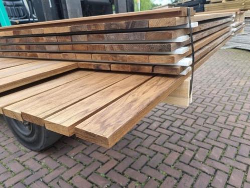 Hardhouten latten geschaafd 1.8x6.8 cm - nr: HP241, Tuin en Terras, Palen, Balken en Planken, Nieuw, Planken, 250 cm of meer, Hardhout