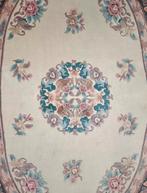 Handmade Aubusson tapijt China roses crème pink 180x280cm, ., 150 tot 200 cm, Ophalen of Verzenden, .