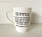 Riverdale Koffiemok - Nieuwstaat Coffee, Huis en Inrichting, Keuken | Servies, Keramiek, Ophalen of Verzenden, Zo goed als nieuw