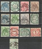 Postzegels Nederland, grootrond stempels, T/m 1940, Verzenden, Gestempeld