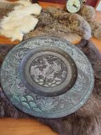 ANTIEK Brons Chinese Draken Wandplaat | Made in China, Ophalen of Verzenden