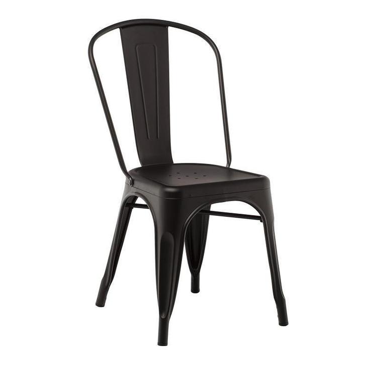 Lix stoelen hout matt zwart horeca cafe bistro stoel  144, Huis en Inrichting, Stoelen, Nieuw, Vijf, Zes of meer stoelen, Hout