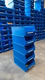 Stevige Blauwe Magazijnbakken / Stapelbakken (50x30x20cm), Ophalen, 50 tot 75 cm, Zo goed als nieuw, Minder dan 40 cm