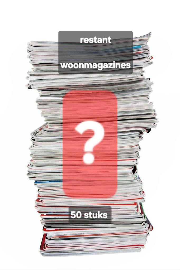 50 woontijdschriften  magazines woonbladen  €12,50, Boeken, Tijdschriften en Kranten, Zo goed als nieuw, Overige typen, Ophalen of Verzenden