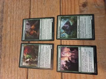 Green magic the gathering kaarten  beschikbaar voor biedingen