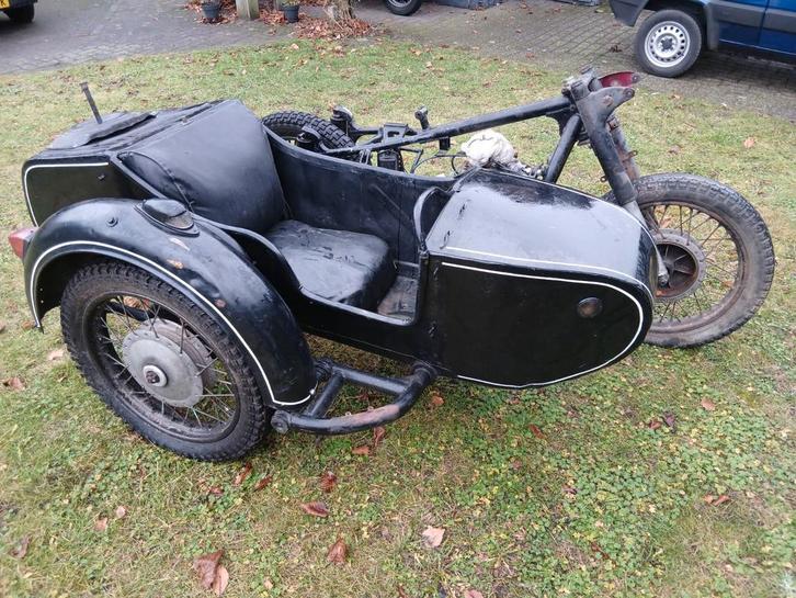 Dnepr ural bmw zijspan met alle toebehoren., Motoren, Onderdelen | Oldtimers, Ophalen