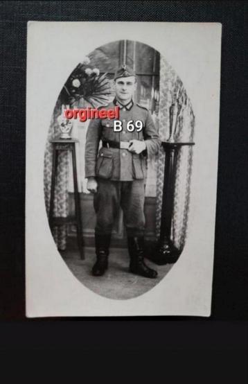 Foto WO2 Wehrmacht man ( B69), Frankrijk 1940 Westfront'. beschikbaar voor biedingen