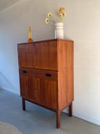 Midcentury vintage teak dressoir, Ophalen, Gebruikt, 100 tot 150 cm, 1 of 2 laden