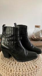 cowboy zwarte laarjes 37, 5 Manfield zwart leer, Kleding | Dames, Schoenen, Ophalen of Verzenden, Zo goed als nieuw, Zwart, Sneakers of Gympen