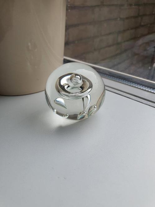 Pfeiffer Kristallen Presspapier – Doorzichtig, goede staat, Antiek en Kunst, Antiek | Glas en Kristal, Ophalen of Verzenden