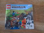 LEGO Minecraft 21166 - De Verlaten Mijn, Overige generaties, Ophalen of Verzenden, Gebruikt, Overige rassen