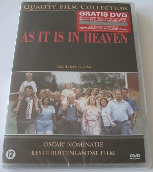 Dvd *** AS IT IS IN HEAVEN *** Quality Film Collection NIEUW, Cd's en Dvd's, Dvd's | Filmhuis, Nieuw in verpakking, Overige gebieden