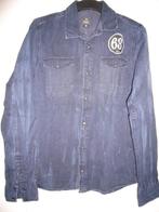 Donkerblauwe blouse, merk Rockerbox - The Sting, maat M, Blauw, Rockerbox (the Sting), Zo goed als nieuw, Halswijdte 39/40 (M)