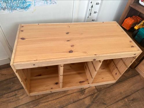 Licht gebeitst grenen Ikea trofast kast met achterwand, Huis en Inrichting, Kasten | Ladekasten, Gebruikt, Minder dan 100 cm, 25 tot 50 cm