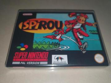 Spirou SNES Game Case beschikbaar voor biedingen