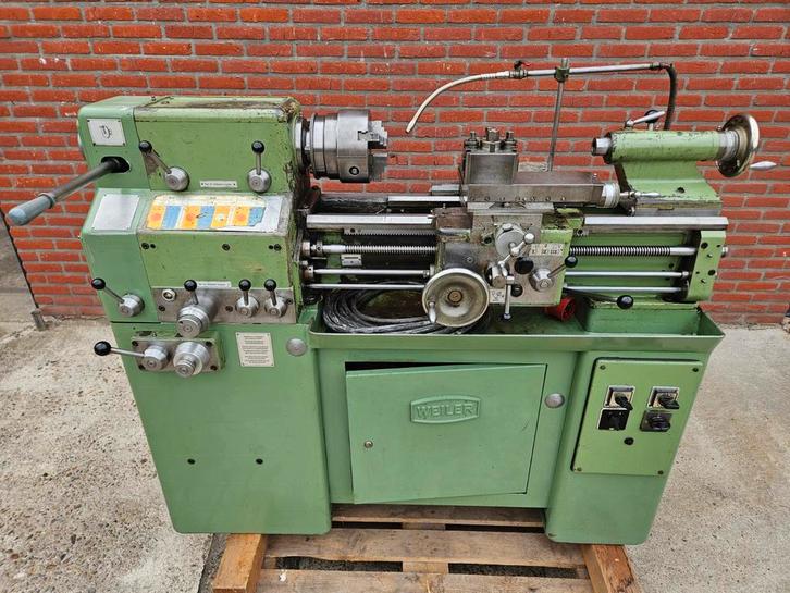 Weiler Matador VS2 met spantanginrichting, Doe-het-zelf en Verbouw, Draaibanken, Gebruikt, Metaaldraaibank, 500 tot 1000 mm, Ophalen