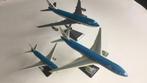 3 schaalmodellen KLM B747 B777, Ophalen of Verzenden, Zo goed als nieuw, 1:144 tot 1:200, Overige merken