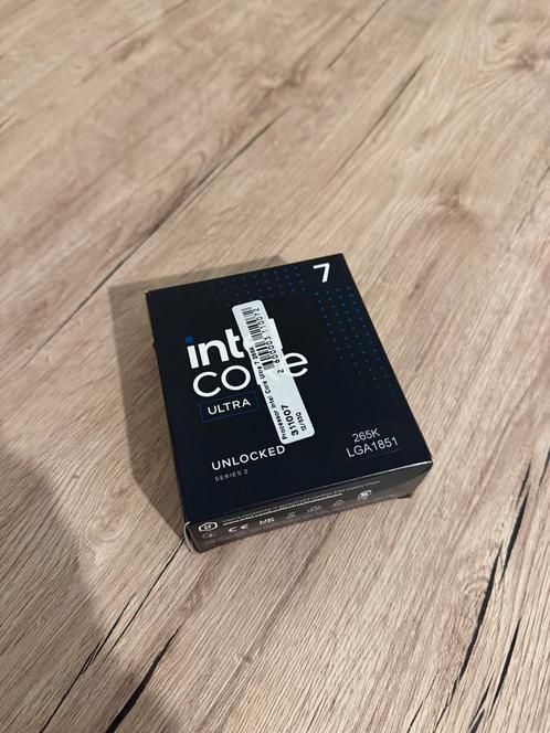 Intel core ultra 7 265K - nieuw - factuur aanwezig, Computers en Software, Processors, Nieuw, Ophalen of Verzenden