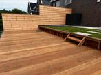 Hout/beton schuttingen, sierbestratingen beschoeiing veranda, Hekwerk of Schuttingen