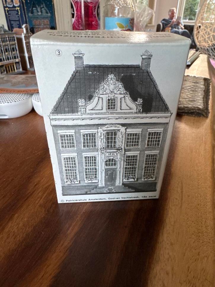 Patriciershuis Amsterdam - Blokkerserie Grachtenhuizen, Verzamelen, KLM Huisjes, Zo goed als nieuw, Ophalen