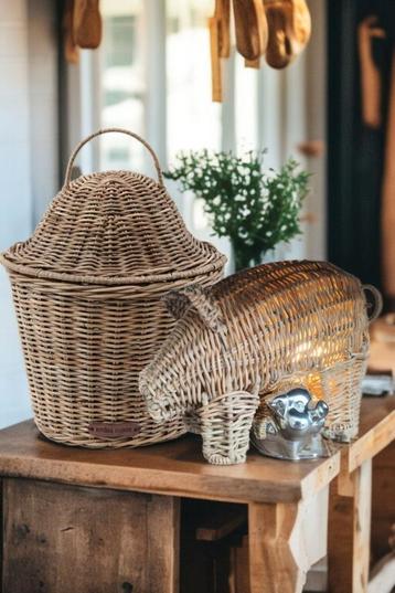 Rivièra maison rr basic storage basket Of RM pig beschikbaar voor biedingen