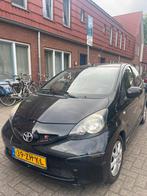 Toyota Aygo 1.0 12V Vvt-i 5DRS 2008 Zwart, Auto's, Toyota, Voorwielaandrijving, 4 stoelen, Origineel Nederlands, Handgeschakeld
