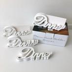 Riviera Maison Dinner Menu Kaarthouders, Huis en Inrichting, Woonaccessoires | Kandelaars en Kaarsen, Wit, Ophalen of Verzenden