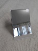 Inklapbare spiegel wit 21x15,5 cm - Nieuw, Huis en Inrichting, Woonaccessoires | Onderzetters, Ophalen of Verzenden, Nieuw, Overig