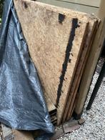 4 osb platen( gebruikt), Doe-het-zelf en Verbouw, Ophalen, Hout