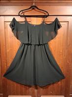 zwart cold shoulder jurkje 48/50, Kleding | Dames, Grote Maten, Ophalen of Verzenden, Nieuw, Zwart, Jurk