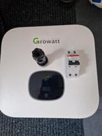 Omvormer Growatt type min 4200-tl-xe/230 volt, Doe-het-zelf en Verbouw, Zonnepanelen en Toebehoren, Ophalen of Verzenden, Zo goed als nieuw