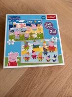Peppa Pig Trefl Puzzel 2in1 - 50 stukjes, Ophalen of Verzenden, Meer dan 50 stukjes, Zo goed als nieuw, 4 tot 6 jaar