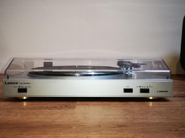 Lenco L-3866USB – Platenspeler met USB-aansluiting, Audio, Tv en Foto, Platenspelers, Zo goed als nieuw, Platenspeler, Overige merken