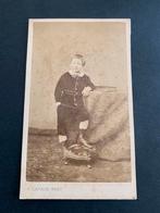 cdv carte de visite kind jongen H Lavaud Paris Parijs foto, Verzamelen, Foto's en Prenten, Verzenden, Foto, Buitenland, Zo goed als nieuw
